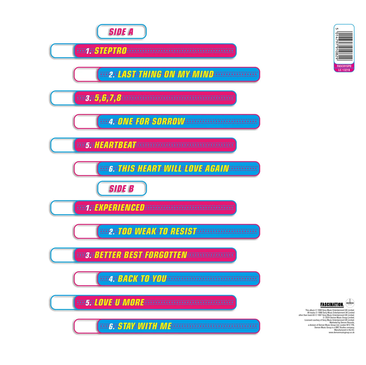 STEPS - Step One, zoetrope picture disc LP
