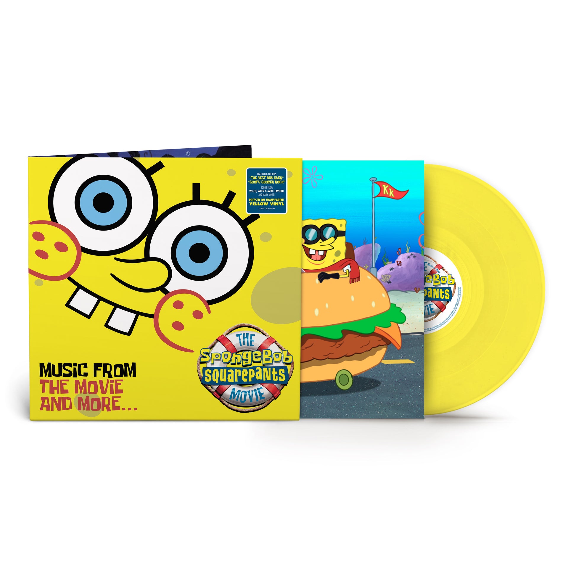 THE SPONGEBOB SQUAREPANTS MOVIE - Music from the movie, yellow vinyl