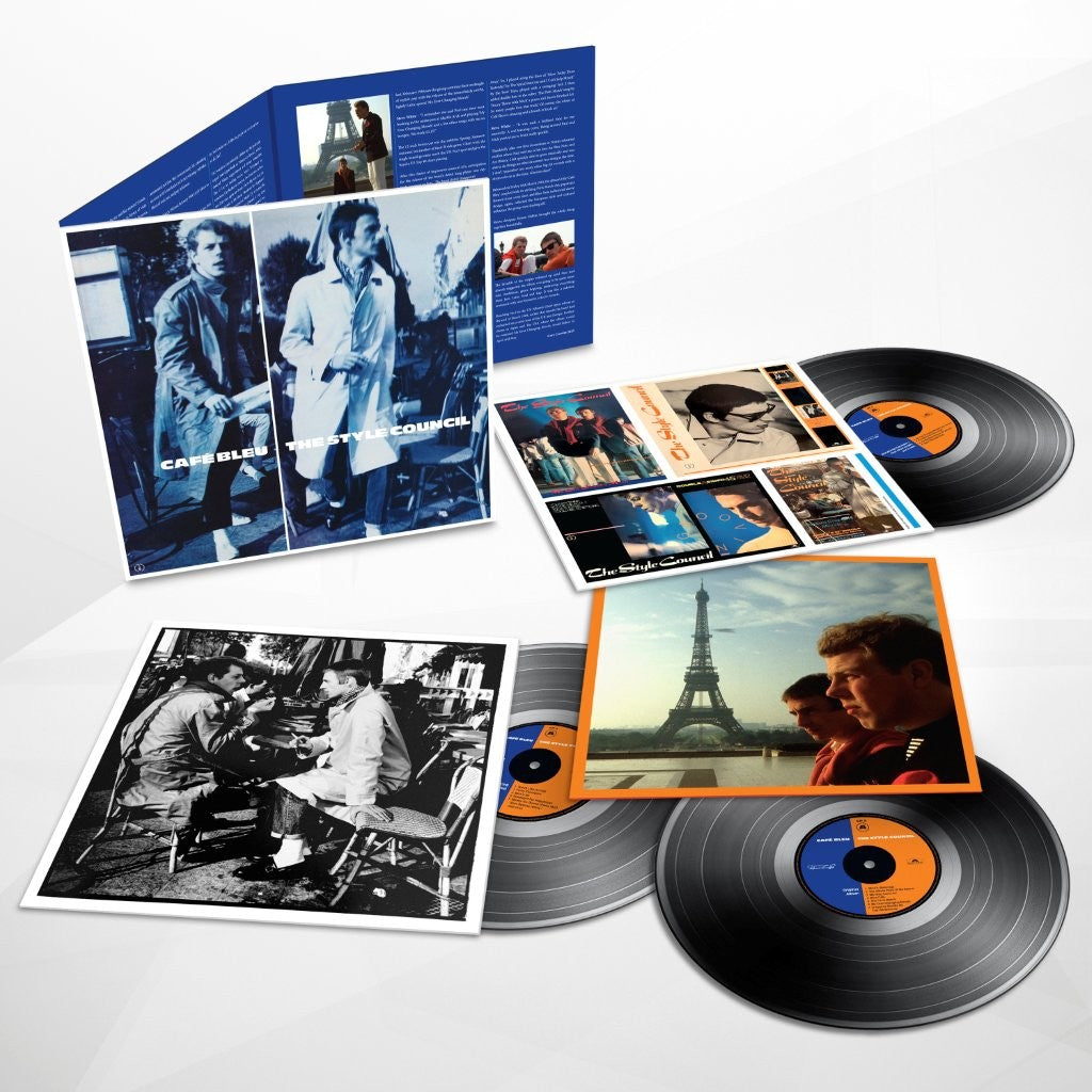 The Style Council - Café Bleu, Special Edition, 3xLp Black Vinyl exploded contents 