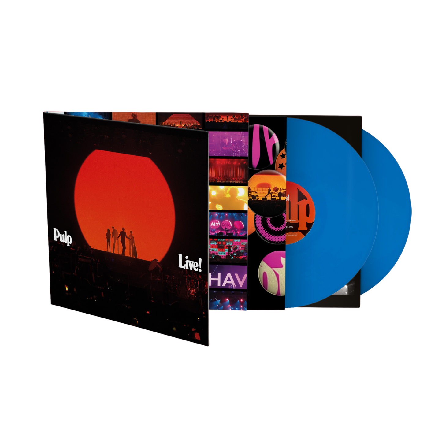 pulp - live! blue vinyl indies