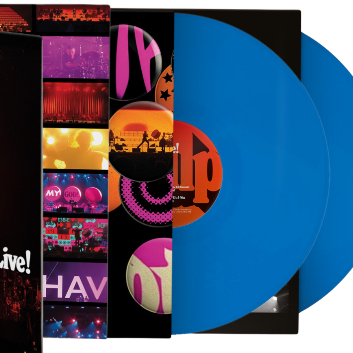 pulp - live! blue vinyl indies zoom