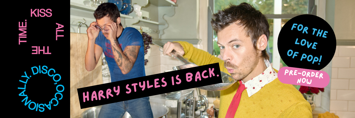 harrry styles's new album on vinyl at popstore record shop