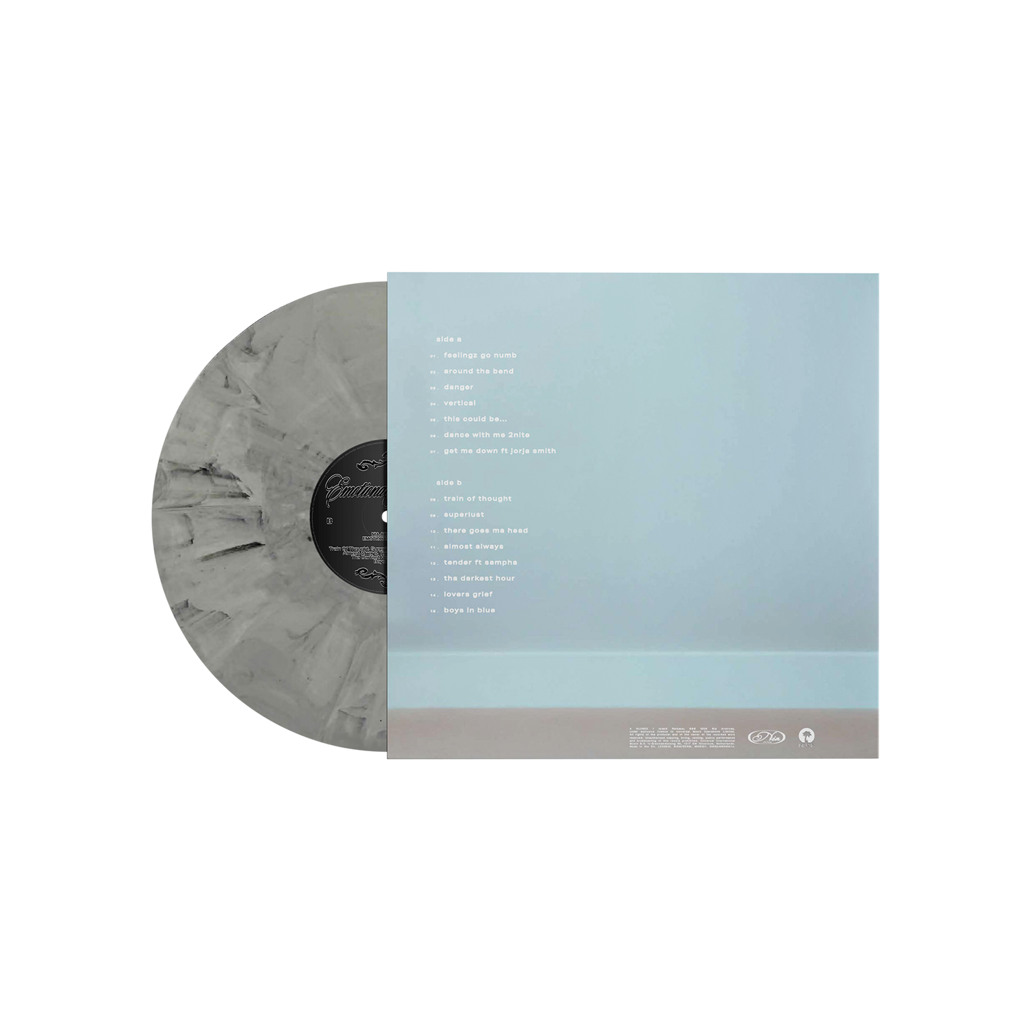 Nia Archives - Emotional Junglist, Indies Black + White Marble Vinyl back