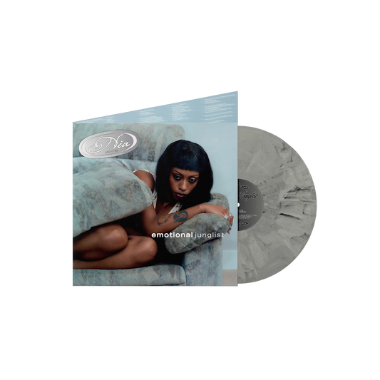 Nia Archives - Emotional Junglist, Indies Black + White Marble Vinyl front